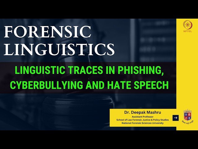 Linguistic Traces in Phishing, Cyberbullying and Hate Speech