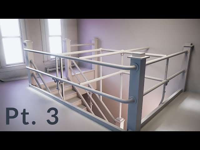 Creating an Urban Stairway - Modeling Detail - Part 3