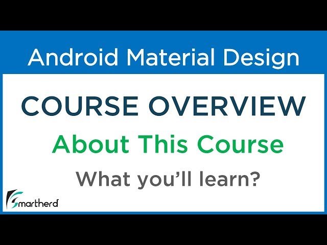 Android Material Design Tutorials - Getting Started for Beginners