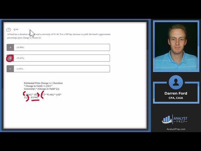 Mock Exam #4B - Questions 41-50 - CFA Level I Exam Preparation