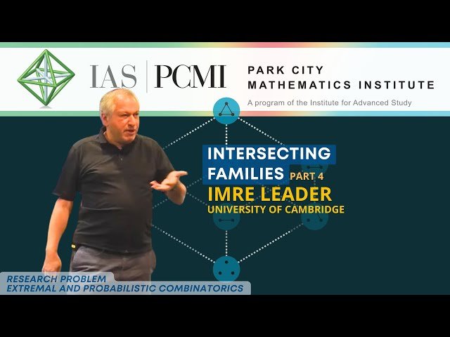 Intersecting Families - Part 4