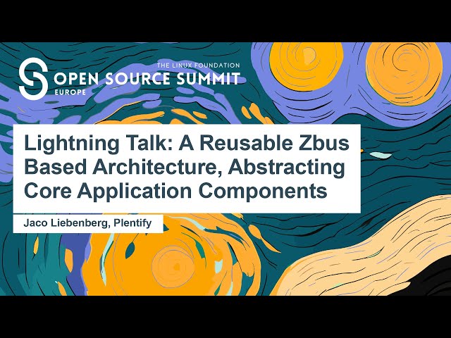 A Reusable Zbus Based Architecture - Abstracting Core Application Components