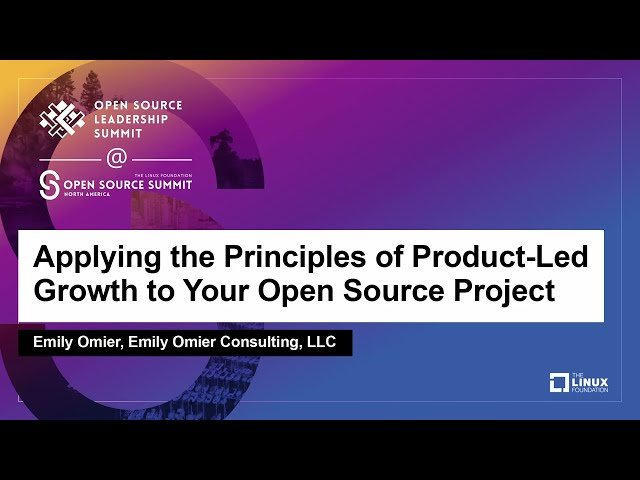 Applying the Principles of Product-Led Growth to Your Open Source Project