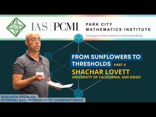 From Sunflowers to Thresholds - Part 4