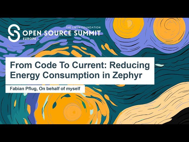 From Code To Current - Reducing Energy Consumption in Zephyr