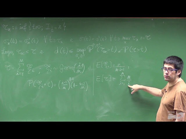 Mestrado: Cadeia de Markov - Aula 15