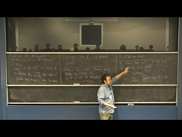 Properness of K-moduli