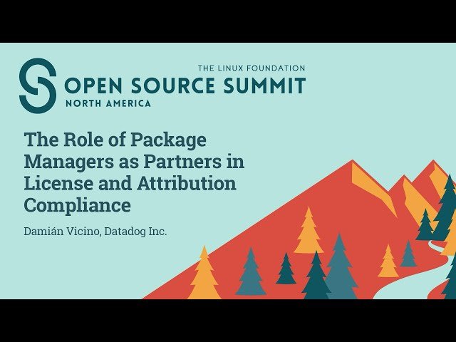 The Role of Package Managers as Partners in License and Attribution Compliance