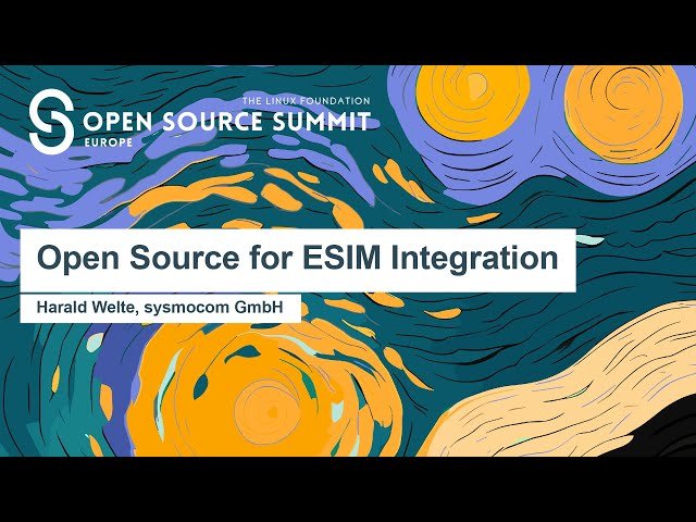 Open Source for eSIM Integration