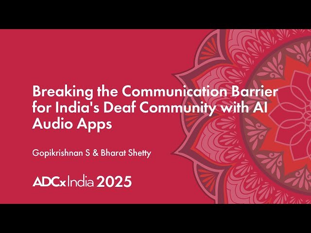 How AI Audio Apps Help Break the Communication Barrier for India's Deaf Community