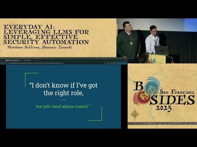 Everyday AI - Leveraging LLMs for Simple, Effective Security Automation