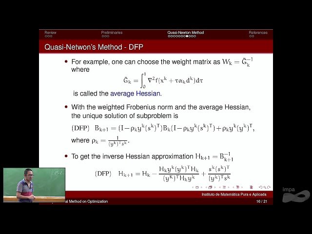 Métodos Computacionais de Otimização - Aula 06