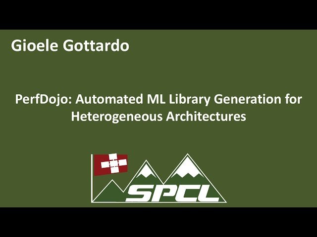 PerfDojo - Automated ML Library Generation for Heterogeneous Architectures