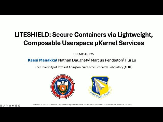 LITESHIELD - Secure Containers via Lightweight, Composable Userspace μKernel Services