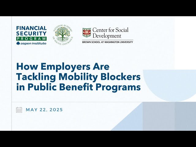 How Employers Are Tackling Mobility Blockers in Public Benefit Programs
