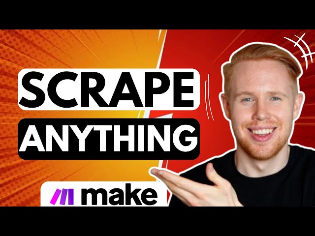 How I Web Scrape Everything With Make.com and AI