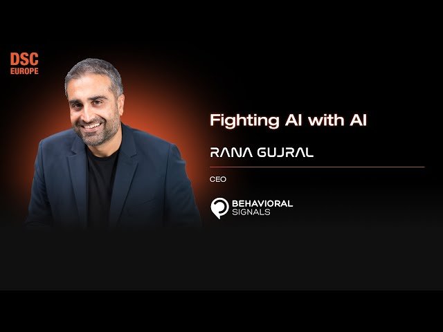 Fighting AI with AI