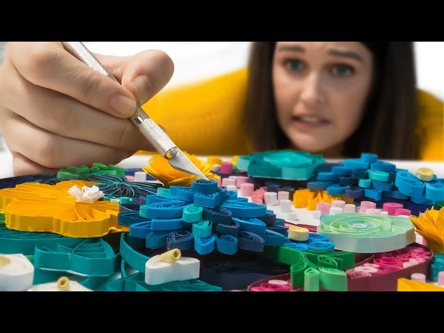 Turning 1000+ Pieces of Paper into Art - Paper Quilling Exploration
