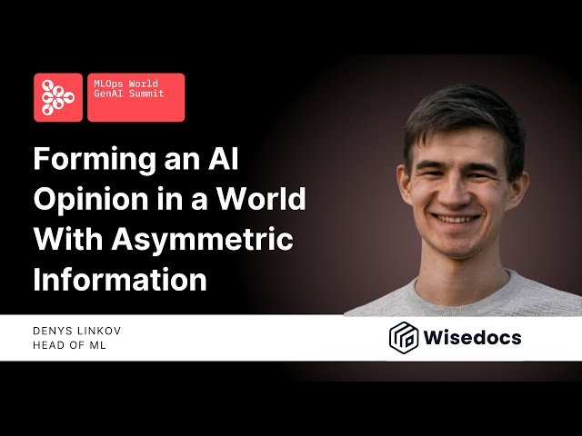 Forming an AI Opinion in a World With Asymmetric Information
