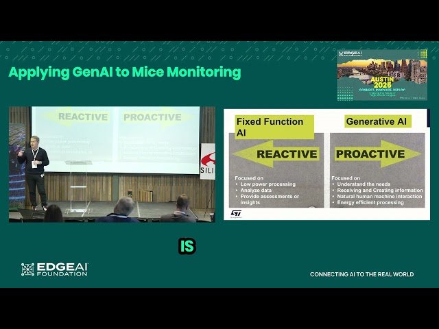 Applying GenAI to Mice Monitoring - Edge AI Implementation for Laboratory Animal Welfare