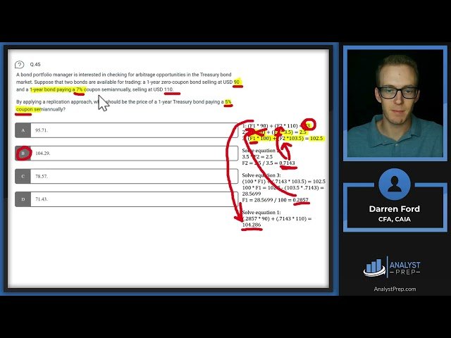 Mock Exam #3 - Questions 41-50 - FRM Part I Exam Preparation