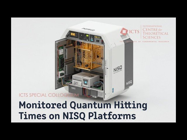 Monitored Quantum Hitting Times on NISQ Platforms
