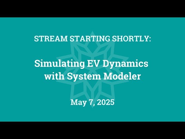 Simulating EV Dynamics with System Modeler