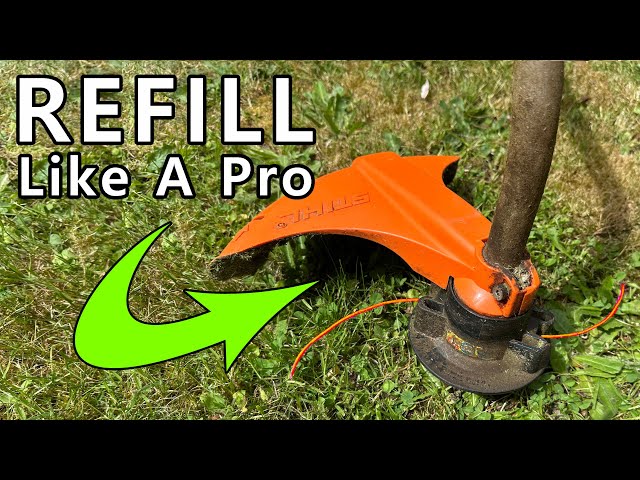 How to Refill Your Trimmer Line - Easy Fix for String Trimmers