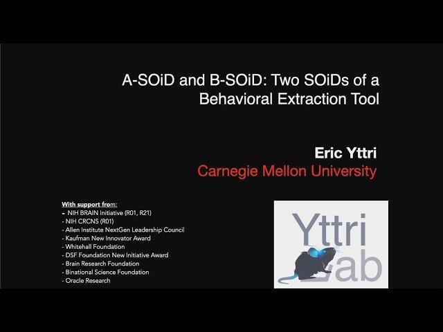 B-SOiD - Automated Quantification of Naturalistic Behaviors with Supervised or Unsupervised Approaches