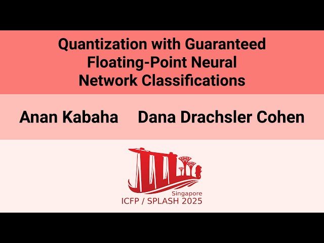 Quantization with Guaranteed Floating-Point Neural Network Classifications