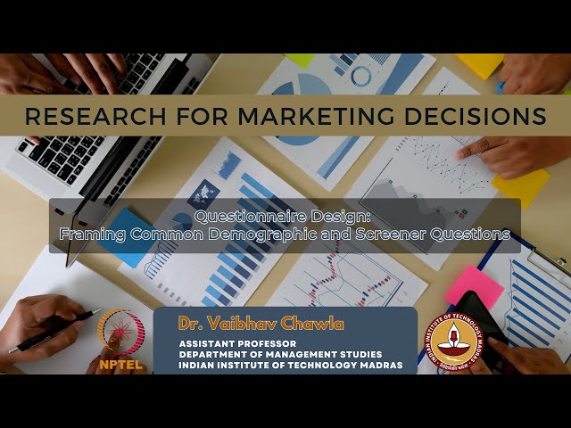 Questionnaire Design: Framing Common Demographic and Screener Questions