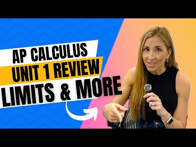 AP Calculus Unit 1 Review Examples - Limits and Continuity Practice for AB/BC Exam Prep