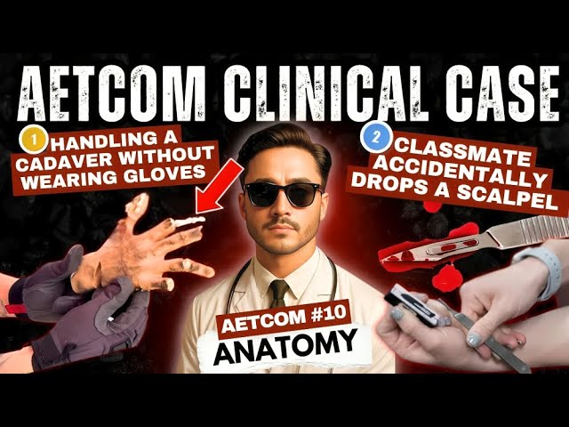 AETCOM Clinical Case - Handling Cadaver Without Gloves and Classmate Accidentally Drops a Scalpel