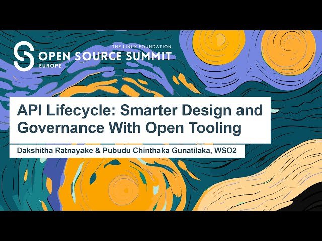 API Lifecycle - Smarter Design and Governance With Open Tooling