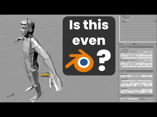 Rigging in a Super Old Blender Version