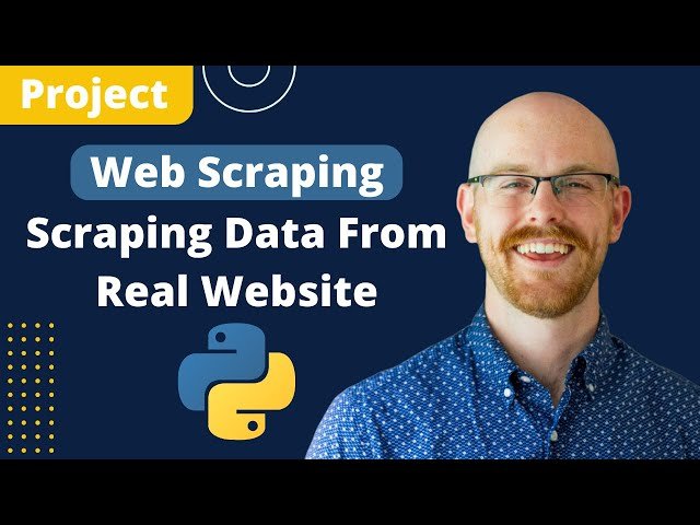 Free Video: Web Scraping Data from Real Websites with Python from Alex ...