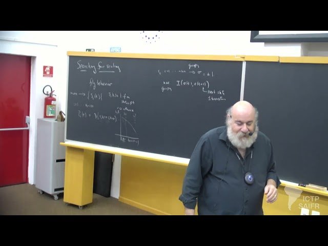 Scaling, Criticality, and the Statistical Physics of Biological Networks - Class 4