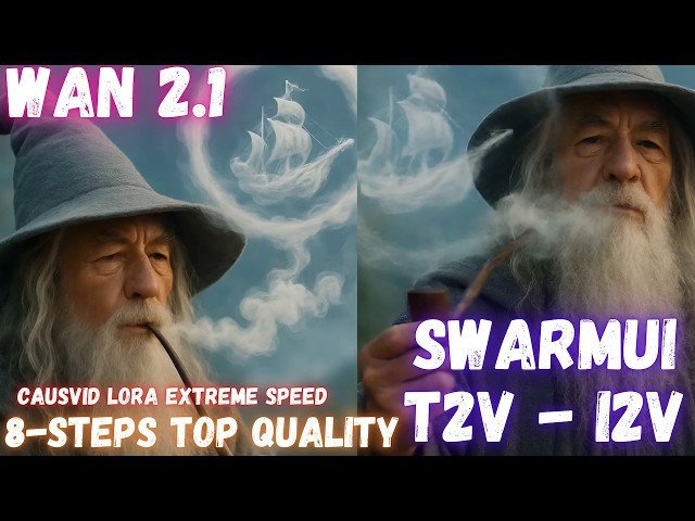 Wan 2.1 Text-to-Video and Image-to-Video Tutorial with CausVid LoRA for SwarmUI