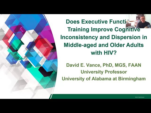 Does Executive Functioning Training Improve Cognitive Inconsistency and Dispersion in Middle-aged and Older Adults with HIV