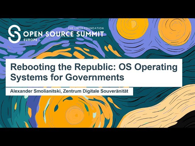 Rebooting the Republic - Open Source Operating Systems for Governments