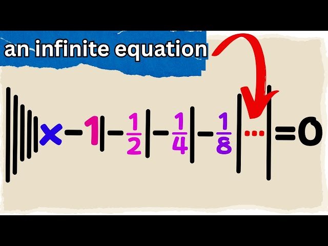 Can You Solve This Infinite Equation?