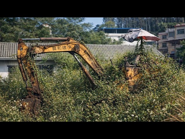 Abandoned Caterpillar 303 Excavator - Full Restoration From Rust to Like New