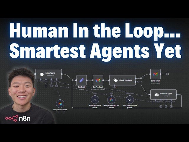 Building a Human-in-the-Loop AI Sales Team with Feedback and Approval System in n8n