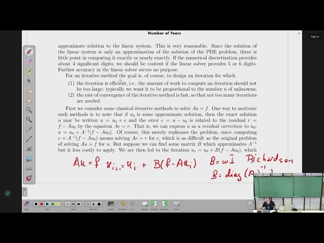 Solving Elliptic Equations with Finite Difference Operators - Class 35 - Part 3