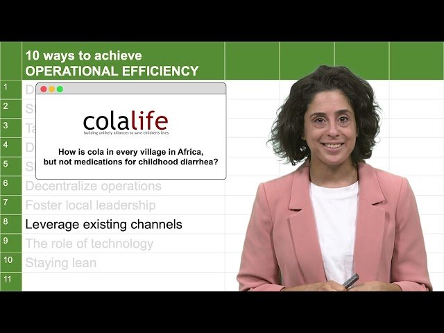 Achieving Operational Efficiency for Your Social Venture - Social Entrepreneurship Course - 705