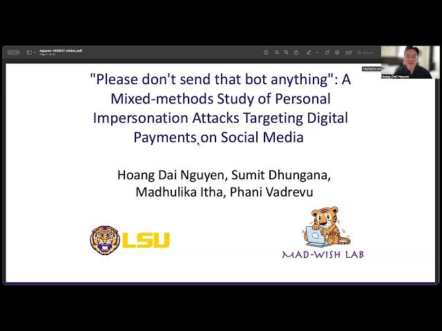 "Please Don't Send That Bot Anything" - A Mixed-Methods Study of Personal Impersonation Attacks Targeting Digital Payments on Social Media