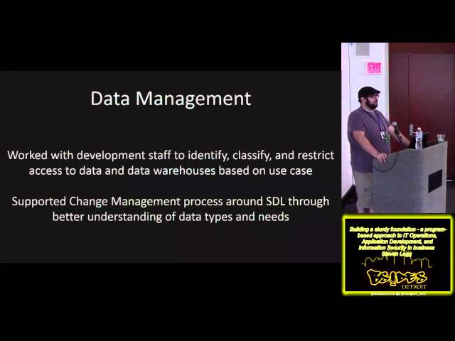 Track202 Building a Sturdy Foundation - A Program Based Approach to IT Operations Application Development