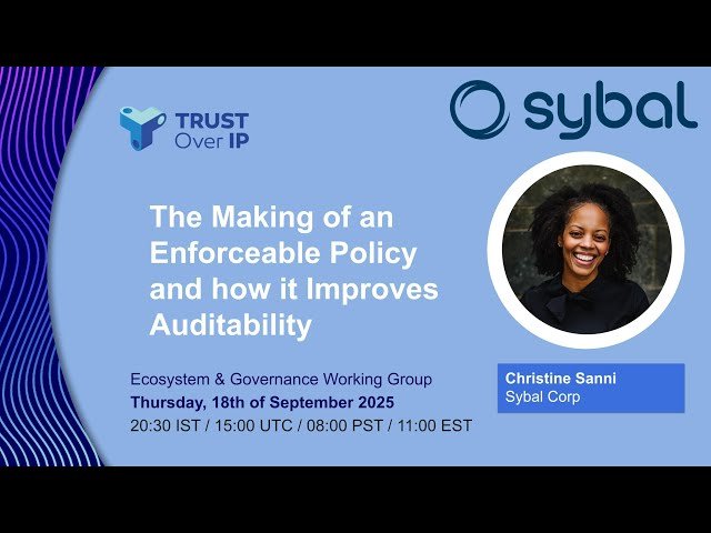 The Making of an Enforceable Policy and How It Improves Auditability
