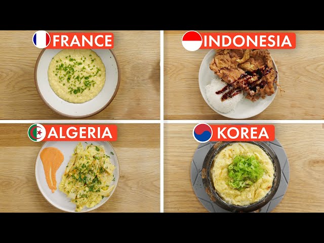 How Scrambled Eggs Are Made in 14 Countries
