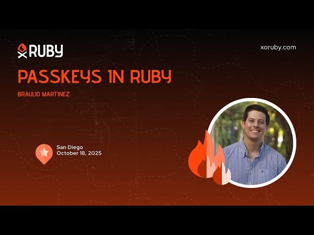 Passkeys in Ruby - WebAuthn Authentication Implementation